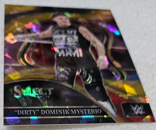 Panini 2024 WWE Select Dirty Dom Dominik Mysterio Ringside Gold Cracked Ice 7/10 - Bild 2 von 20