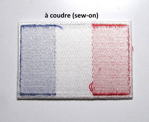 France French Flag 70 x 45mm Embroidered Sewing Patch Patch Patch Patch - Picture 4 of 6