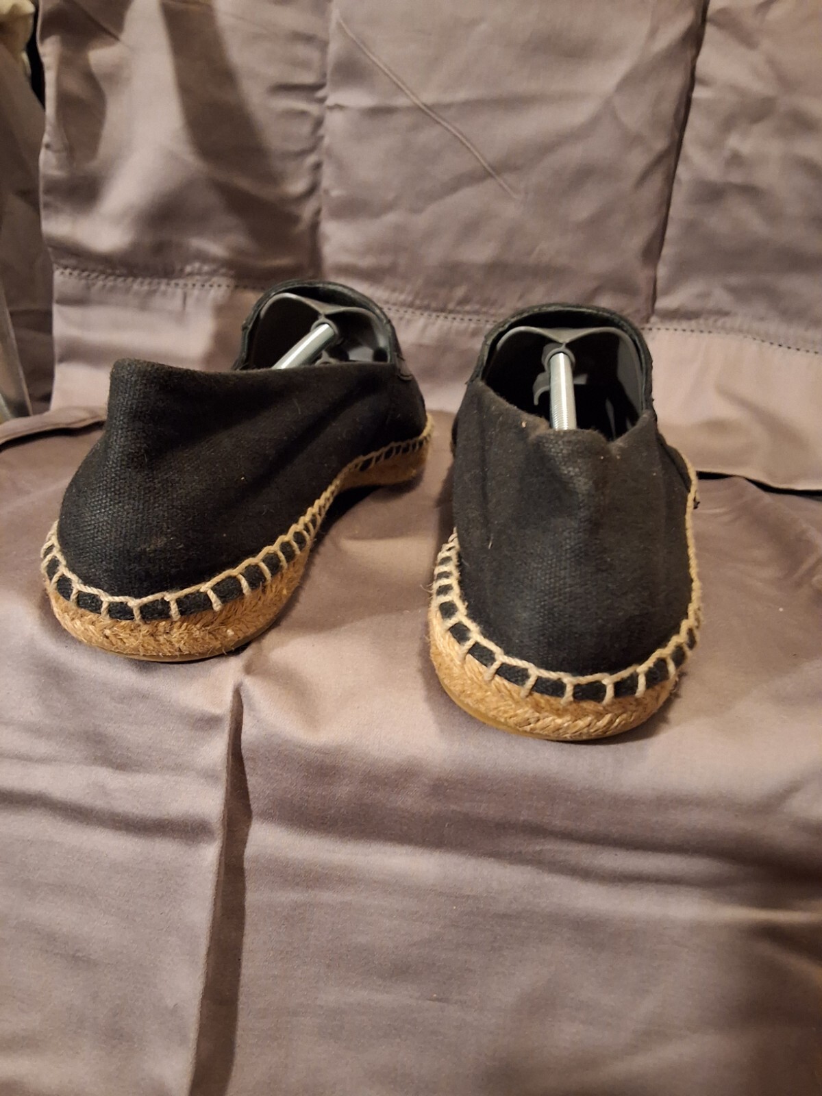 Tory Burch Color Block Flat Canvas Sz 10.5 - image 6