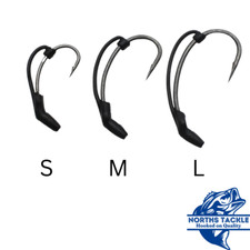 D Rig Aligner Carp Fishing Black Size S M L Kickers Hook Line Aligners