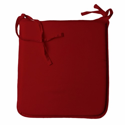 Outdoor Kissen Auflagen Stuhl Sitz zum Binden Esszimmer Polyester Garten Terrasse Pack 4,8,12 - Bild 8 von 13