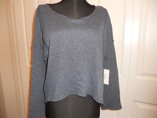 NUEVO CON ETIQUETAS JERSEY DE ENCAJE VICTORIANO FREE PEOPLE HEATHER ÍNDIGO HEATHER / NEGRO TALLA XS Y LG - Imagen 14 de 26