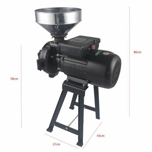 Elektrisch Getreidemühle Kornmühle Schleifmaschine Dry Kornmühle Trichter 2200W - Bild 4 von 14