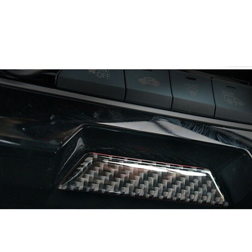 Carbon Fiber Console Storage Box Trim Sticker For Honda Civic 10th Gen 2016-20 ` - Picture 2 of 7