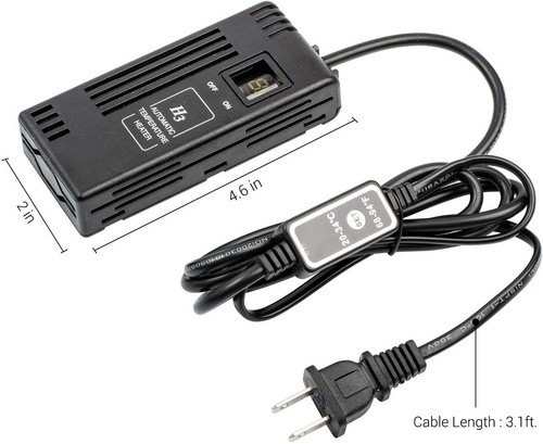 NICREW Mini Aquarium-Tauchheizung, digitale Temperaturanzeige  - Bild 7 von 7