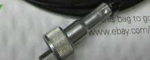 SPEEDOMETER CABLE END 5/8" 18 THREADED NUT WITH CRIMP ON AS SHOWN IN PHOTO 
