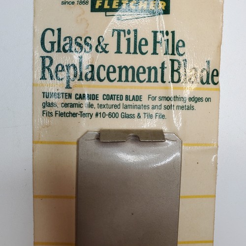 Fletcher's Glass and Tile Replacement Blade 10-610 Tungsten Carbide NOS - Picture 2 of 6