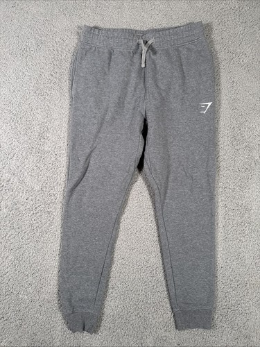Gymshark Hose Größe Small grau Baumwolle Gummibund Jogginghose Jogger sportlich
