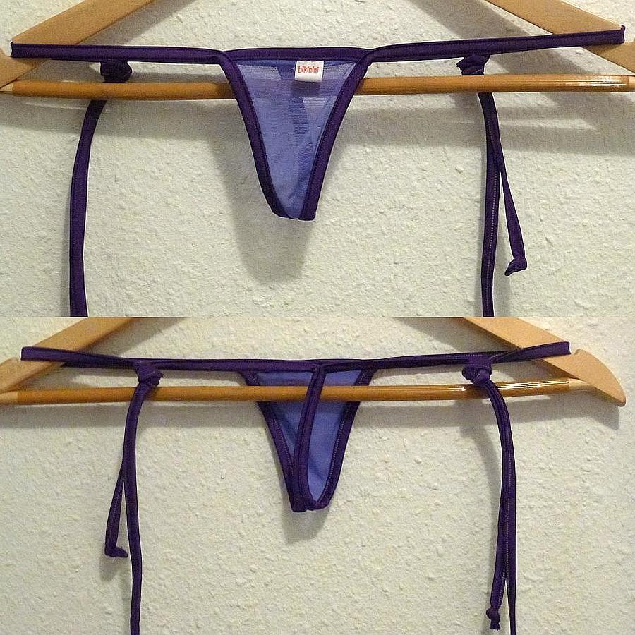 bikinini MG400T Micro G-String Mesh Tie lila, orange oder rot | eBay
