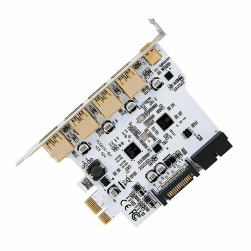 ITHOO 19PIN Dual Core NEC Three Generation PCI-E to USB3.0 Type-C Expansion Card - Zdjęcie 2 z 5