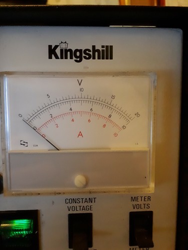 Quality Vintage Kingshill Electronic Stabilised Power Supply -OUTPUT 18VDC - 10A - Picture 5 of 12
