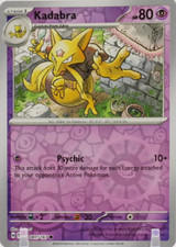 Kadabra - 081/167 Twilight Masquerade REVERSE Holo Pokemon - NM/MINT
