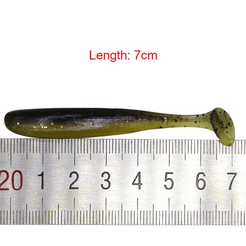 10 Stück 7 cm 2 g Wurm-Wobbler, Angelköder, künstlicher Kurbelköder, Swimbait, w - Bild 3 von 8