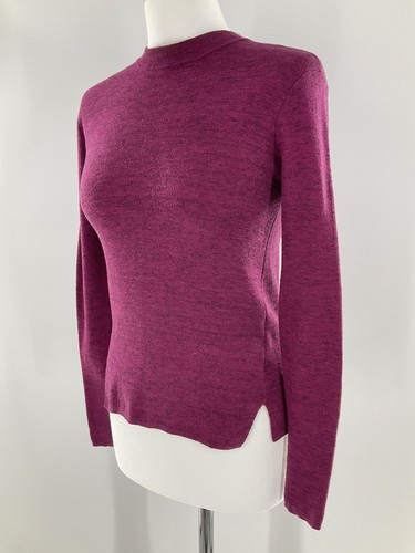 whistles designer purple marl pullover jumper top womens size uk 4 vgc D6 - Picture 2 of 10