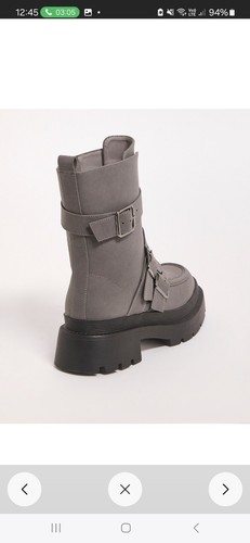 Damen-Stiefelette mit dreifacher Schnalle. Größe 9 breit - Bild 3 von 3