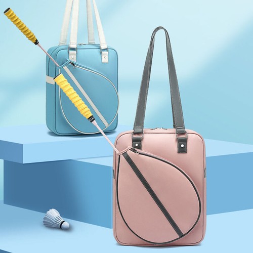 Badminton Tennis Racket Handbag Large Capacity One Shoulder Sports Fitness Bags - Picture 13 of 20