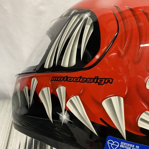 AGV Piranha Full Face Motorbike Helmet Size LARGE Brand New - Picture 8 of 13