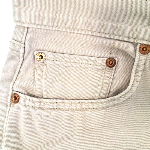 Lucky Brand Dungarees Mens Tan 30x27 Classic Fit 100% Cotton Denim Jeans - Picture 3 of 13