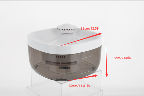 7L/1.85gal Automatic Pet Water/Drinking Fountain for Cats and Dogs with Filter