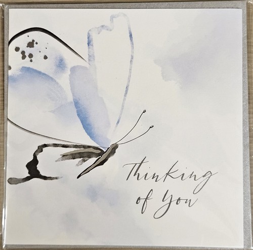 PAPYRUS MATEJA KOVAC  MAY YOU BE SURROUNDED BY LOVE SYMPATHY BUTTERFLY CARD  - Picture 1 of 6