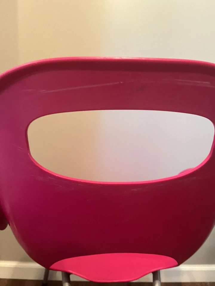 Hot Pink MCM Retro Chair UMBRA by KARIM RASHID Office Y2K SET DESIGN - Image 4 of 4