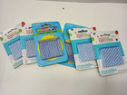 Lot Of 6 - Candy Stripe Classic Spiral Birthday Cake Party Candles Blue