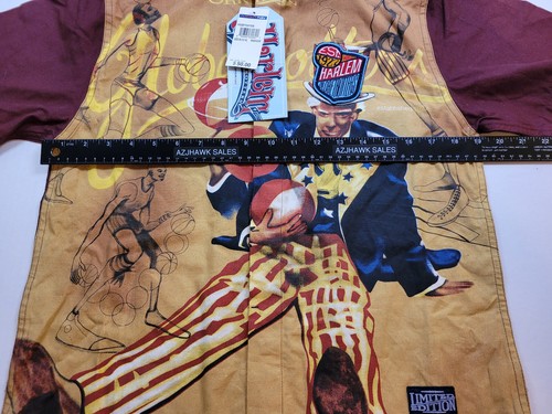 NEW Fubu Platinum Harlem Globetrotters Short Sleeve Shirt Size Boys Medium M - Picture 12 of 13