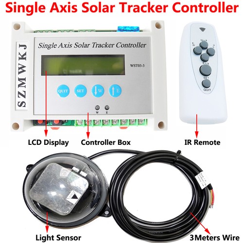 12V/24V Single Axis Solar Tracker Controller + Relay Module Electronic Sun Track - Picture 3 of 12