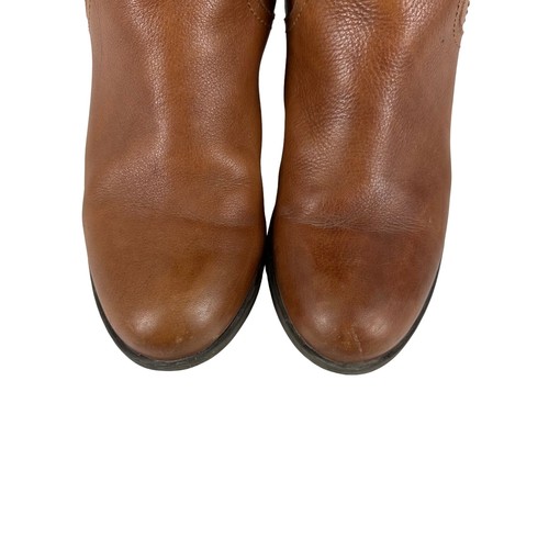 Marc Fisher Cognac Leather Knee High Riding Boots Size 8M - Bild 6 von 12