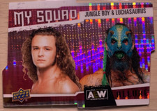 AEW Allure 2022 My Squad Jungle Boy & Luchasaurus Pink /100 MC-1