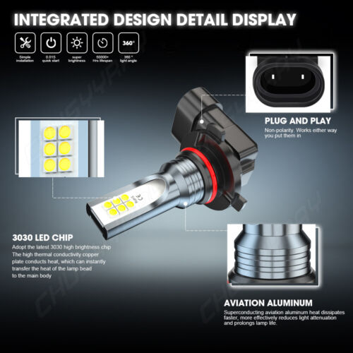 For 2016-2018 Dodge RAM 1500 2500 3500 Led Headlight Hi/Lo beam Combo Bulbs - Picture 5 of 18