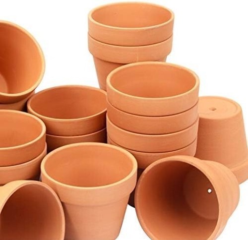 26-Pack 4" Terracotta Nursery Pots with Drainage Holes for Indoor & Outdoor - Picture 6 of 10
