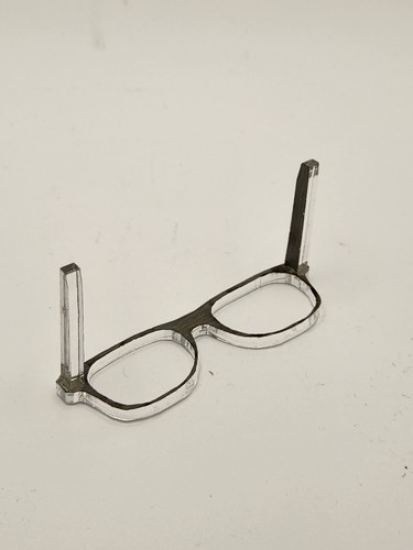 Silver Mirror Melvin Funko Pop Acrylic glasses for customizing custom parts - Picture 2 of 12