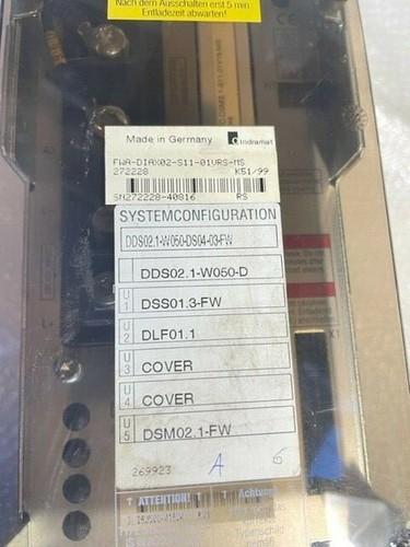 Servocontrolador digital de CA INDRAMAT DDS02. 1-W050-DS04-03-FW - Imagen 2 de 9