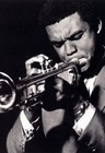 Freddie Hubbard Poster - Playing the Trumpet, Jazz, Freddie Hubbard - Art Print