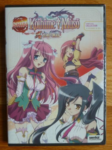 NEU Shin Koihime Muso Staffel 2 2-DVD komplette Sammlung Anime Eps 1-12 + OVA