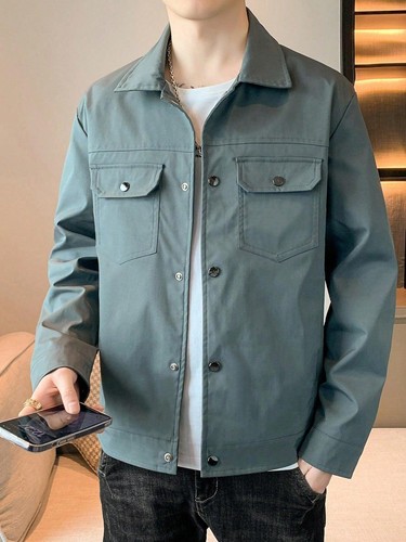 LookTimeLife Men Flap Pocket Jacket - Picture 20 of 30