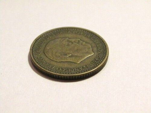 Moneda de 1 Peseta España 1947 (49) - Imagen 4 de 6