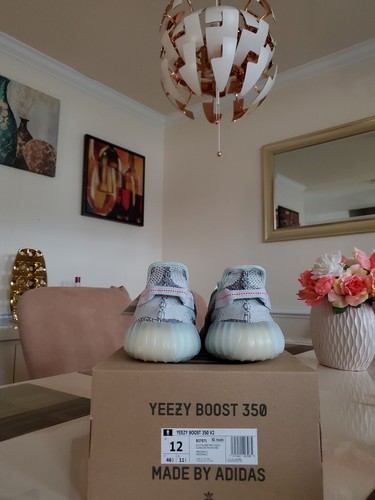 Adidas Yeezy Boost 350 V2 Tinte Azul Bajo Kanye West B37571 Talla 12 - Imagen 6 de 8