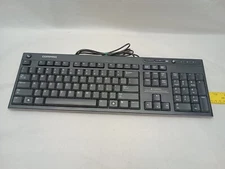 Compaq Corded Keyboard Model # 5137 Part 5189-0403 REV 2.6 Black 