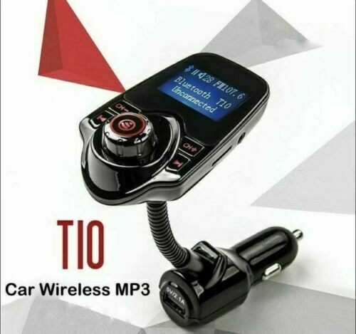 T10 Car Bluetooth MP3 USB Charger Wireless FM Transmitter Handsfree In - Car T10 Car Bluetooth MP3 USB Charger Wireless FM Transmitter Handsfree In - Car