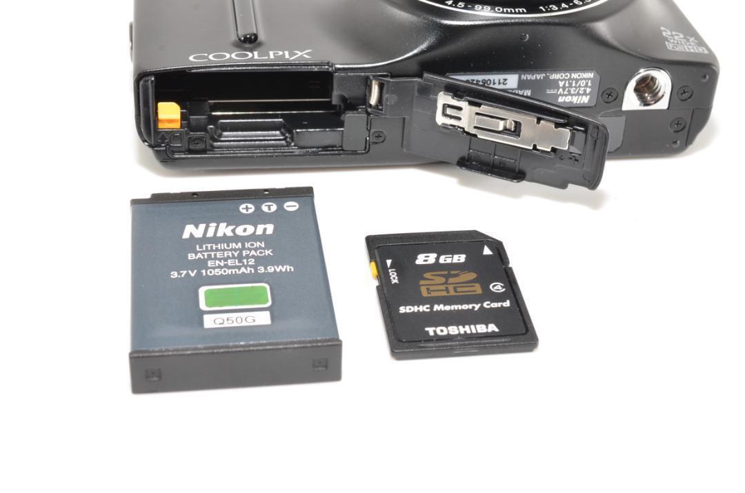 Nikon COOLPIX S9500 18.1MP Digital Camera - Red for sale