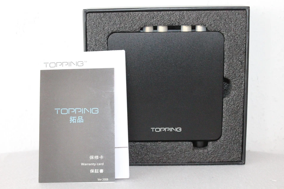 Topping A50s Verstärker Kopfhörerverstärker schwarz Neu Rechnung MwSt - Bild 3 von 3