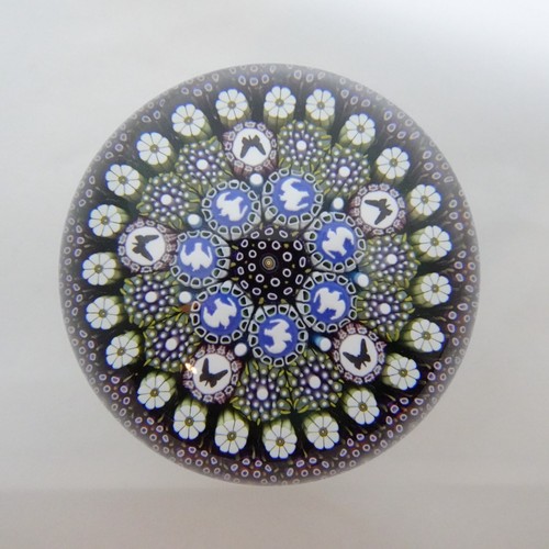 Mike Hunter Twists Studio Glas Silhouette Millefiori Stab Briefbeschwerer 1 von 1 - Bild 7 von 17