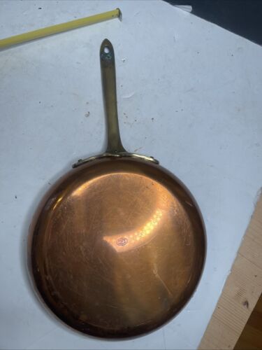 A Great Copper And Solid Brass Griddle - Picture 7 of 9