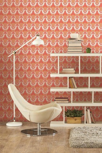 York Wallpaper Waverly Garden Party GP5917 White Yellow Bright Red Stylish Floral - Picture 2 of 2