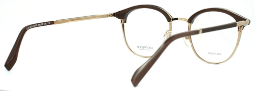 DORADO y MADERA Chelsea 02.03 Dorado Marrón Unisex Gafas Redondas 48-20-145 B:42 - Imagen 7 de 14