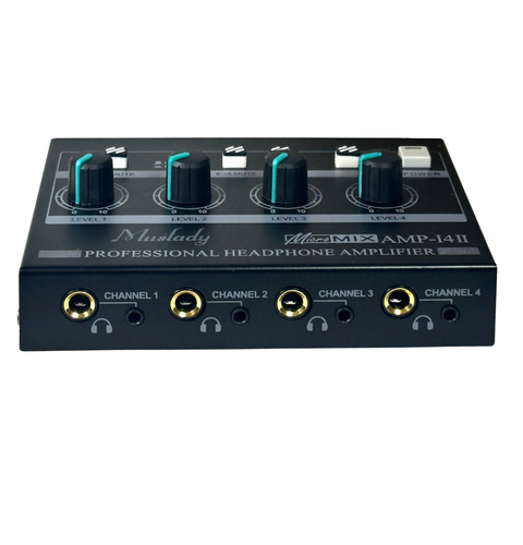 Kopfhörer Stereo Verstärker Micro Mix MusLady 4 Kanal Micro Mix 6,35mm/3,5mm - Bild 3 von 5