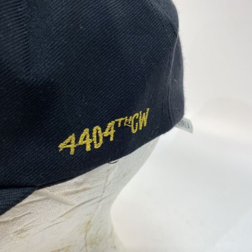 VINTAGE Operation Desert Storm Hat Cap Snap Back Black Trucker 90s Saudi Arabia - Picture 2 of 6