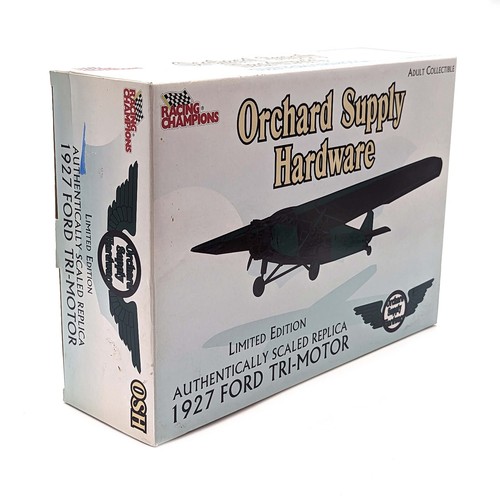 Ford 1927 Tri-Motor Plane Orchard Supply Hardware Réplica Auténticamente Escala - Imagen 3 de 6